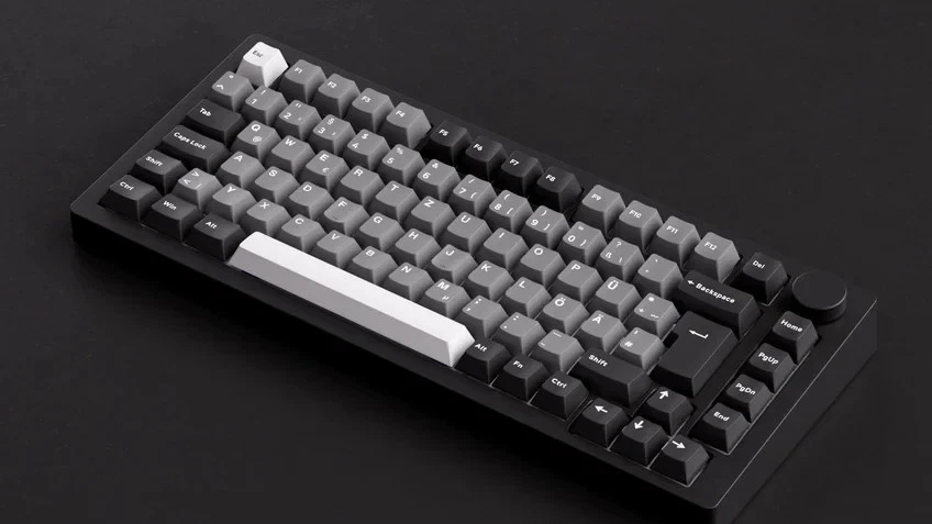 AKKO MonsGeek M1 V5 VIA Black & Silver Keyboard ISO-DE/UK/Nordic - Bild 3 von 4