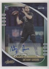 2020 Absolute Rookie Signatures Green Spectrum 14/25 Anthony Gordon Auto 1u6