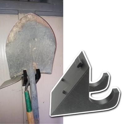 Keter Factor Shed Tool Holder Hook Hanger No-Screw Insert