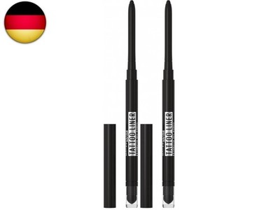 Maybelline New York Tattoo Liner Smokey Gel Pencil Black, Gel Eyeliner (Packung