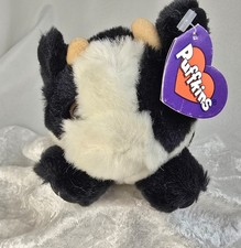 Meadow The Cow Retired Puffkins Bean Bag Plush 1997 SWIBCO With Hang Tag