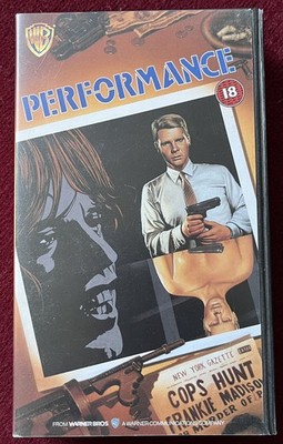 PERFORMANCE Mick Jagger Anita Pallenberg VHS Video