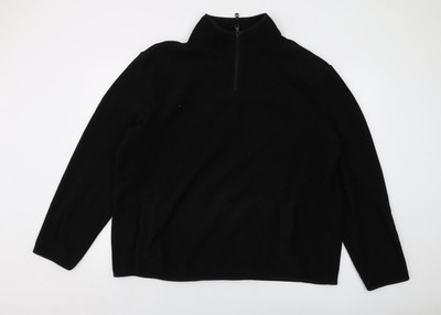 Schwarzer Herrenpullover Sweatshirt UK-Größe 2XL Marks and Spencer