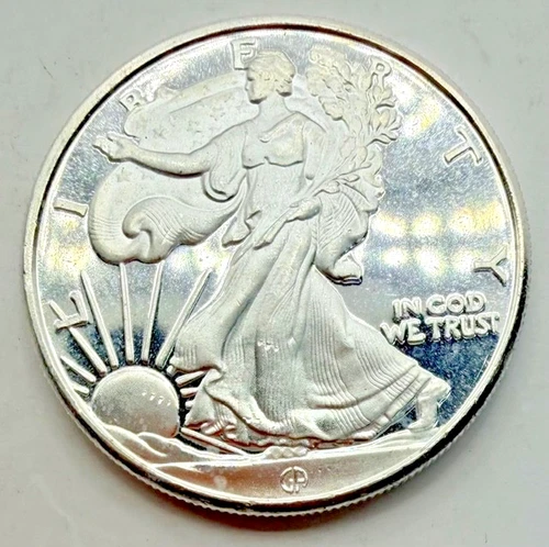 Great American Mint 1/2 oz .999 Fine Silver Walking Liberty