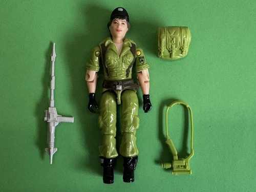 1985 Vintage Hasbro GiJoe Covert Operations Lady Jaye Action Figure Mint