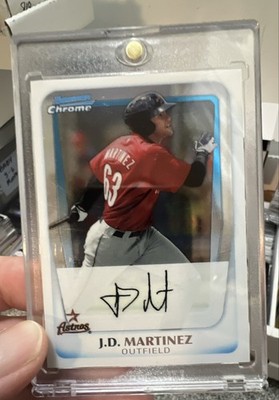2011 Bowman - Chrome Prospects Autograph J.D. Martinez #BCP92 (AU, RC)