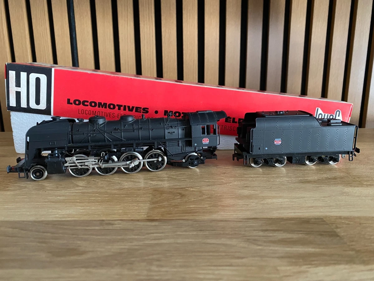 Voitures Anciennes Locomotive à Vapeur Jouef 141 R Dépôt De Miramas - Échelle HO (1/87) - Occasion, Vendue Sans Tender France Train