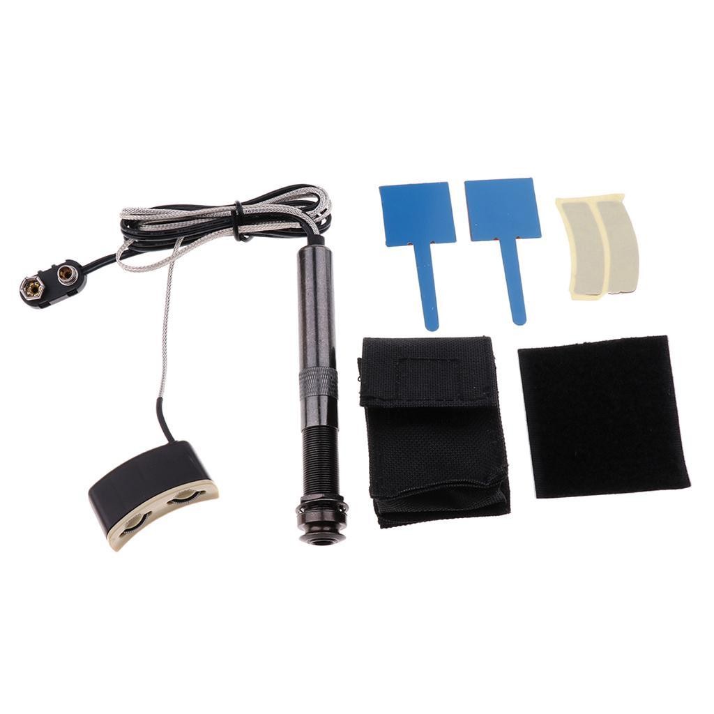 1 Ensemble De Système De Ramassage De Préampli Soundhole Pour Guitare Folk