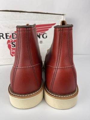 Red Wing Heritage Moc Toe Boots 8875 8.5 D Classic Red Oro Russet