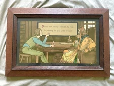 Antique Arts & Crafts 1904 Taber Prang Chromolithograph Ritches Are Always…