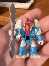 Takara Hasbro Battle Beasts Rowdy Rooster 49 Figure Weapon Fire Rub