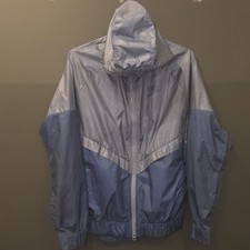 Nike Windrunner Windbreaker Zipup Jacket Blu Women's Size Large