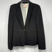 Work Office Philosophy Republic Clothing Black Rayon Blend Blazer Size M Medium