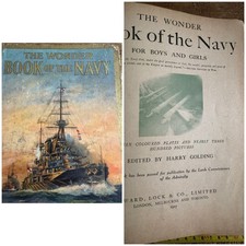 The Wonder Book Of The Navy Ward Lock 1st Ed 1917 Harry Golding Hardback Book