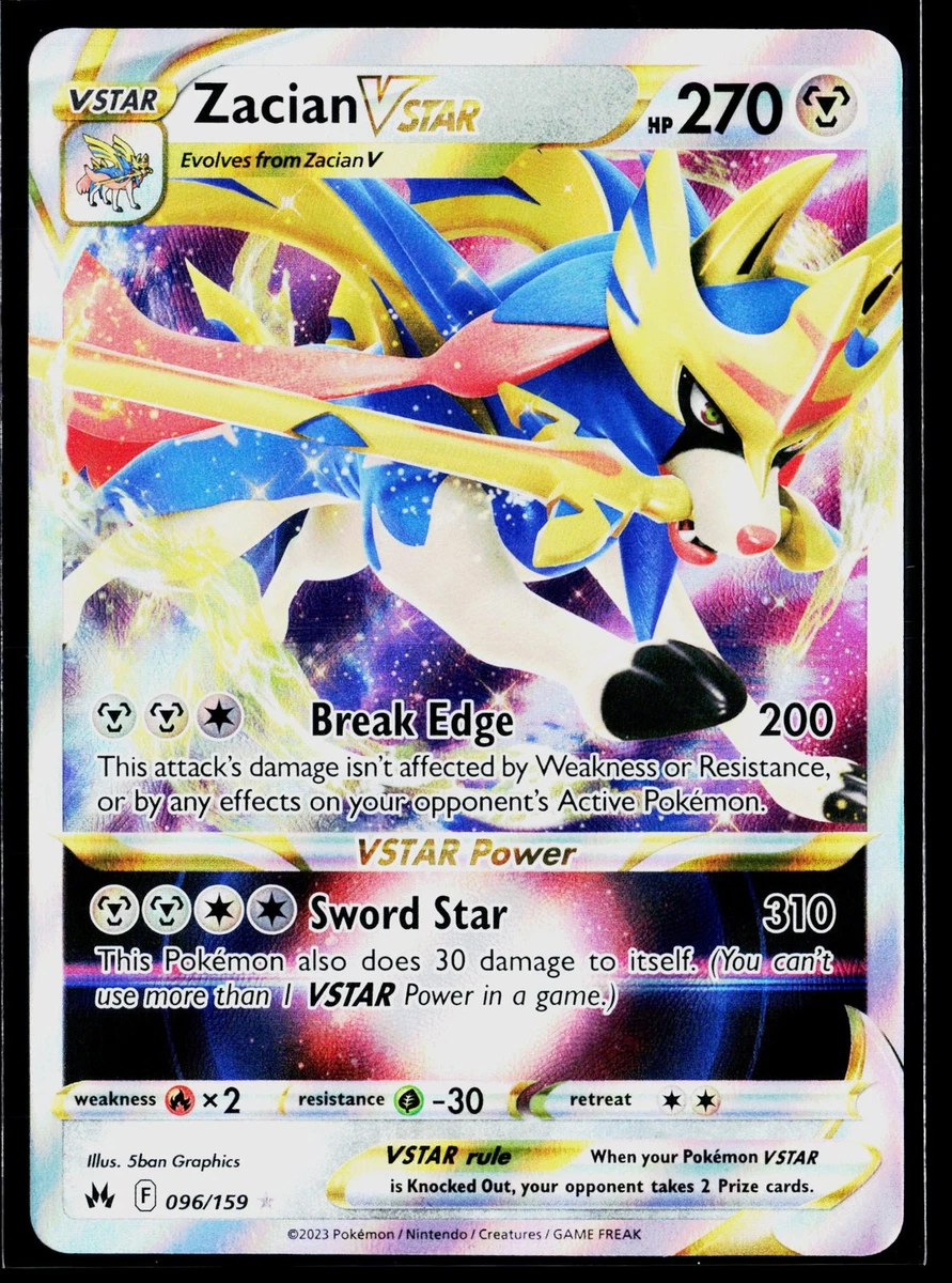 Zacian VSTAR Pokémon TCG Cards for sale | eBay