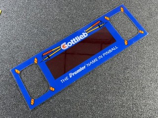 Gottlieb Wipe Out Pinball Machine Plastic Speaker Panel Display Cover NOS