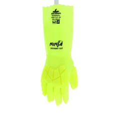 Mcr Safety N2659hvlm Chemresistantgloves, Lime, Gauntlet, M, Pr