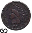 1894/1894 Indian Head Cent Penny, Strong Over-Date, FS-301, CH Fine Key Date