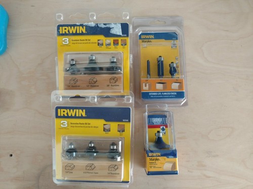 Irwin Router Bit Lot Brand New - Bonus with Buy It Now | eBay