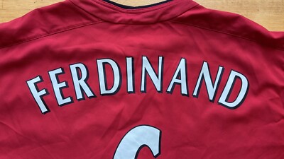 MANCHESTER UNITED 2002 2003 HOME SHIRT JERSEY NIKE sz XL MEN RIO