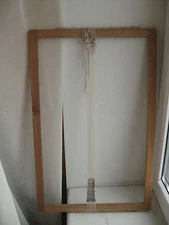  Old  Wooden Sweden tapestry  Weaving Loom 27 1/5"
