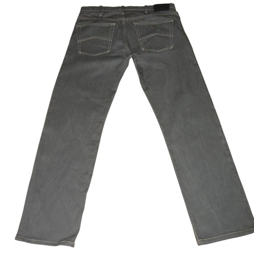 Armani Jeans J21 Regular Straight Leg Stretch Denim W34 L32 Grey AJ Mens j811h - Picture 13 of 13