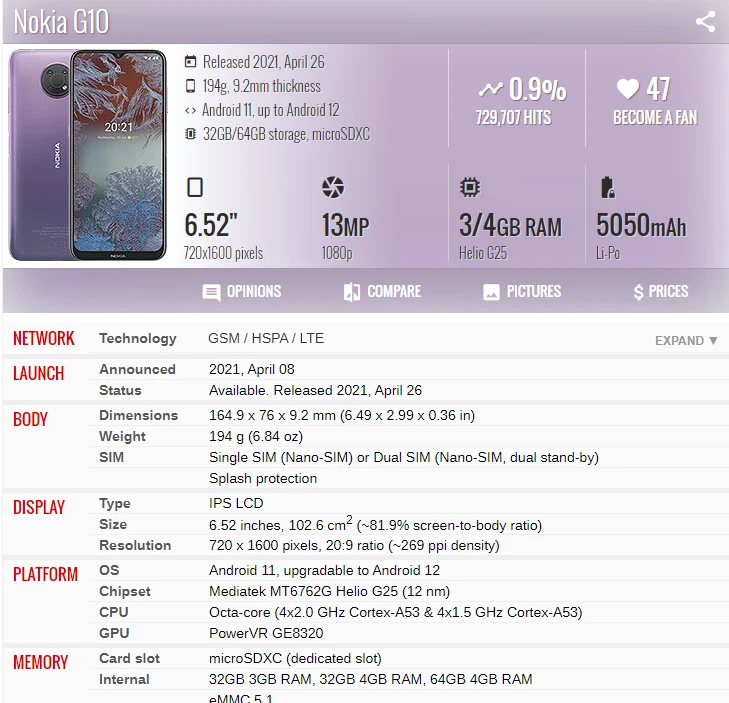 For Nokia G10 TA-1334 1351 G20 TA-1336 G20 LCD Display Touch Screen Digitizer - Image 4 of 4