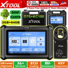 XTOOL D7S KC100 IMMO Key Programmer Bidirectional Full System Diagnostic Scanner