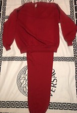 Mens Jogging set Red JERZEE UNISEX XL