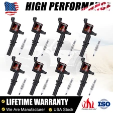 8Pack Ignition Coils and Iridium Spark Plugs For Ford F150 5.4L 2004-2008 DG511