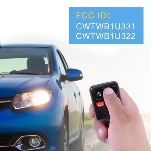 2Pcs Replacement Keyless Entry Remote Key Fob for Ford Focus Escape Explorer New - Picture 4 of 12