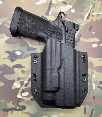 TR HOLSTERS Black Kydex Holster 2011 Stacatto Streamlight TLR-1