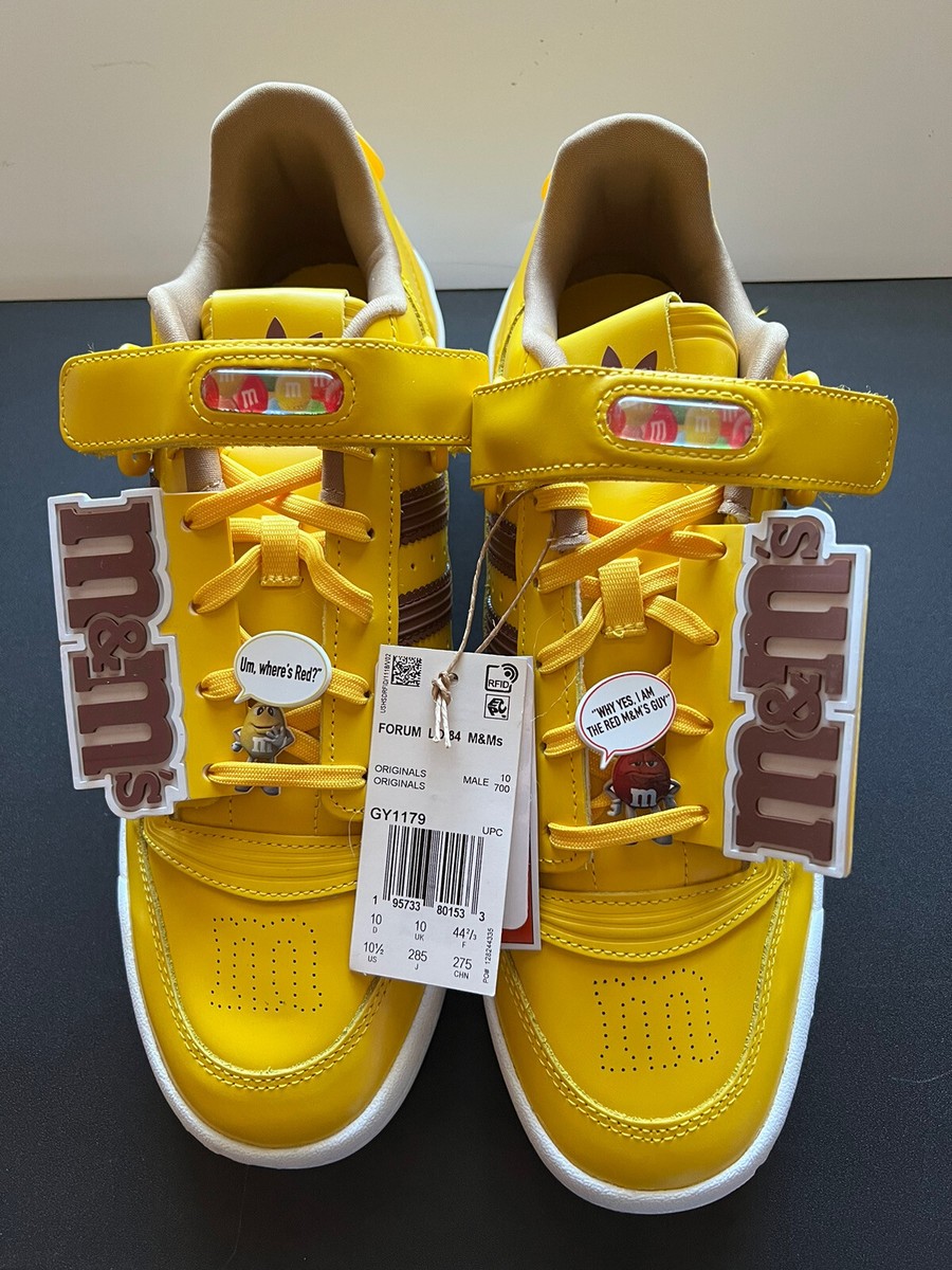 Adidas Forum Low \'84 M&M\'s Yellow Men Sneakers Shoes - 9.5 GY1179 s-l400.jpg main image 4