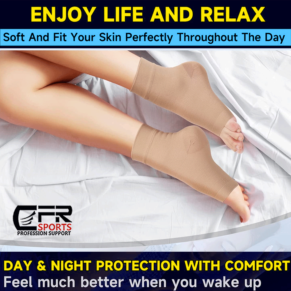 Ankle/Heel Support Plantar Fasciitis Compression Socks Foot Swelling