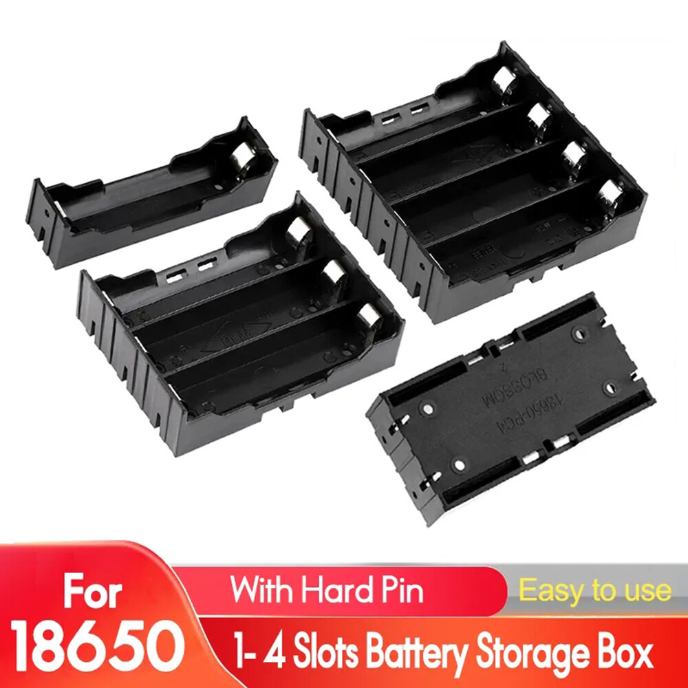 1x2x3x4x Plastic Battery Holder Battery Box Storage Case Container For 18650