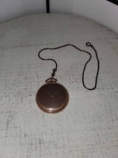 Vintage 1941 ELGIN USA 546 10K Rose Gold Filled 15 Jewels Winding Pocket Watch