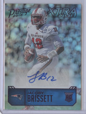 JACOBY BRISSETT 2016 PANINI PRESTIGE RC PURPLE XTRA POINTS AUTO /100 PATRIOTS