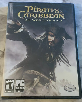 Pirates of the Caribbean at Worlds End Disney Jack Sparrow PC DVD Rom NIP