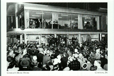 *Indiana Postcard-''Conrad's Music Store'' /Grand Opening-1949/ *Corydon (C134}