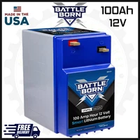 Battle Born 100Ah 12V GC2 Smart LiFePO4 Battery | For RVs and Off Grid Power