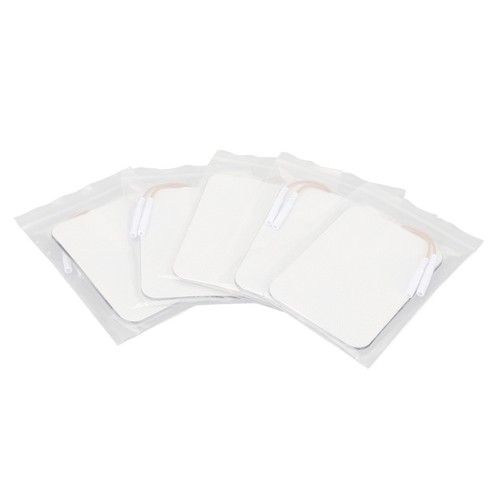 10 Piezas Parches de Electrodos 7x10cm Reutilizables Unidad TENS Almohadillas de Repuesto Pegajosas Hy L2S