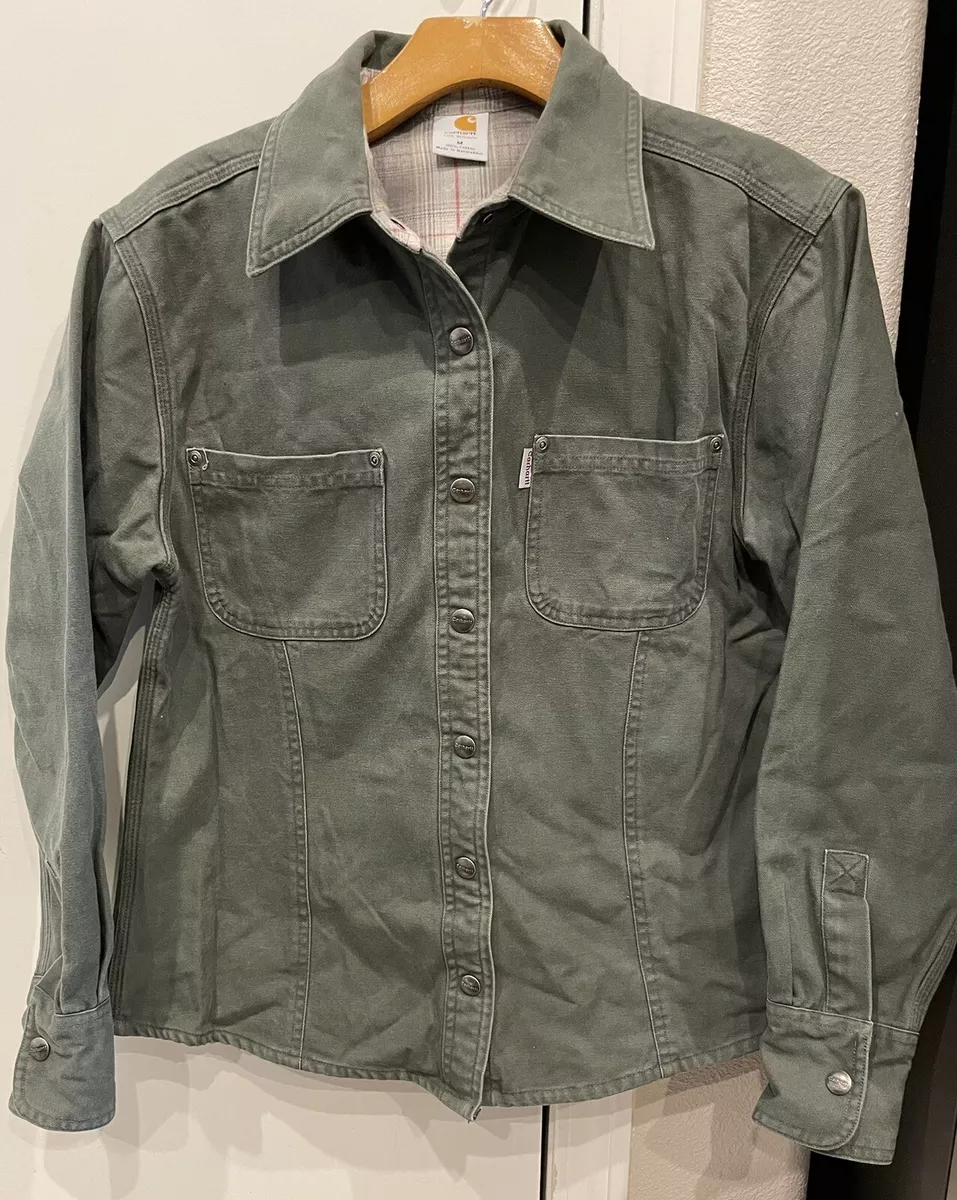 Carhartt women's hotsell plaid jacket