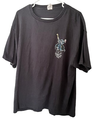 2008 Dragon Con T-Shirt XL Comic Convention Dragon Graphic Anime Wizard Black