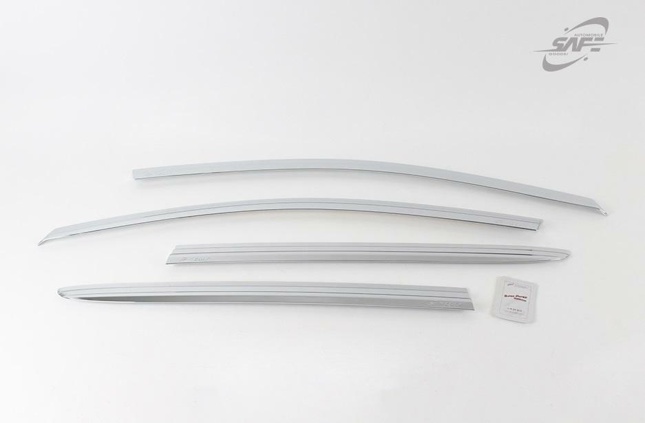 For Volkswagen Golf MK7 / MK8 Hatchback Chrome Wind Deflectors Set (4