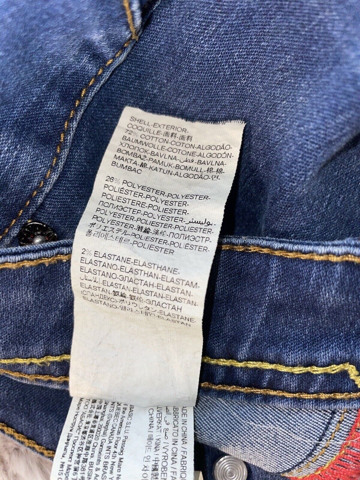 Desigual ❤️ Pakaian Jadi Wanita Jeans Size 26 LOW… - image 19