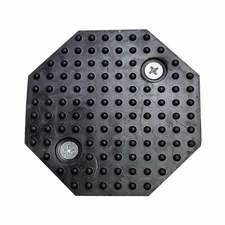 Floor Jack Adapter with Round Rubber Pad 1.1" shaft