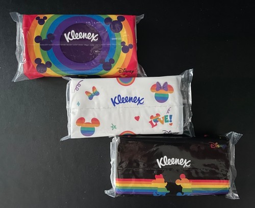 Disney Kleenex Facial Tissue Pocket Pack Mickey Minnie Mouse Gay Pride 2025 - Picture 4 of 16