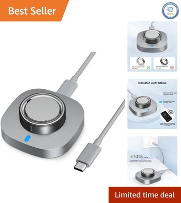 Ring Gen 4 Compatible Fast Charging Dock - Lightweight Metal Design Size 10