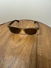 RAY BAN RB2132 945 57 New Wayfarer Sunglasses Brown Square 55 mm SCRATCHED Lens