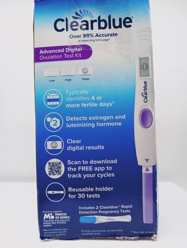 Clearblue Advanced Digital Ovulation Kit 30+2 Exp 07/2026+ - Picture 2 of 3
